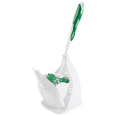 Libman Commercial Round Bowl Brush And Caddy, 4PK 40